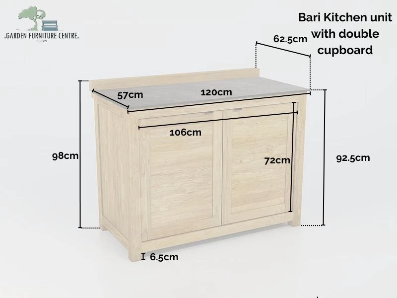 Bari Kitchen Double Door Unit 4 Bari Kitchen Double Door Unit - Image 2
