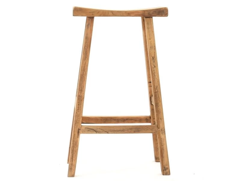 Reclaimed Teak Bar Stool 3 Reclaimed Teak Bar Stool
