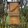 Rustic Oak Bat Box 1 Rustic Oak Bat Box -Garden Comfort Shop bat box front