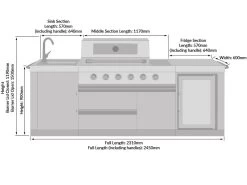 Premium Four Burner Kitchen BBQ | Norfolk Grills