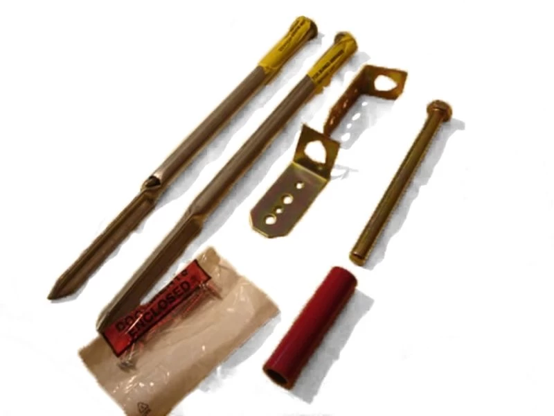 Garden Bench Anchors - Kit For Soft Surfaces 3 Garden Bench Anchors - Kit For Soft Surfaces