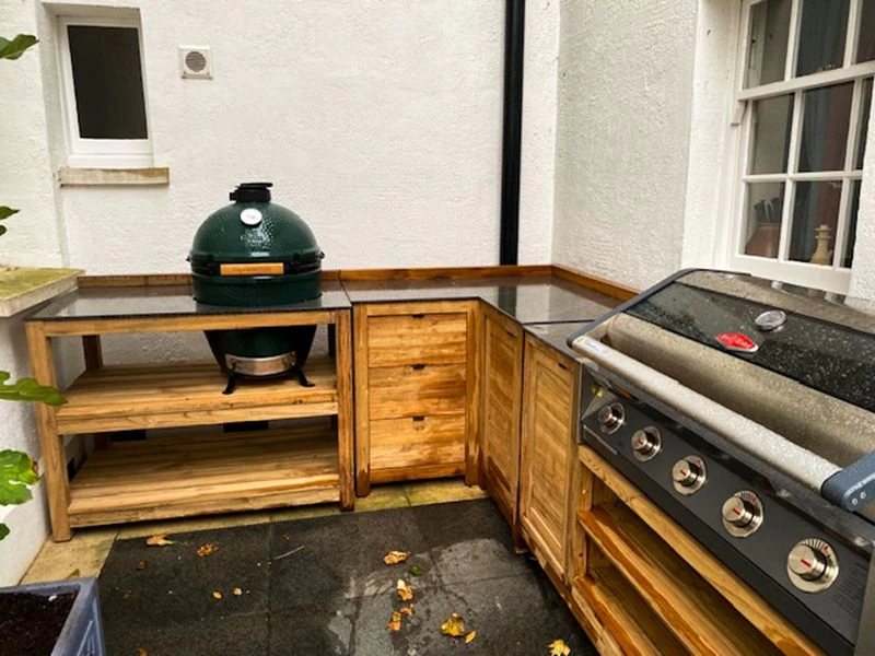 Bari Kitchen Big Green Egg Table Fixed Unit 8 Bari Kitchen Big Green Egg Table Fixed Unit - Image 6