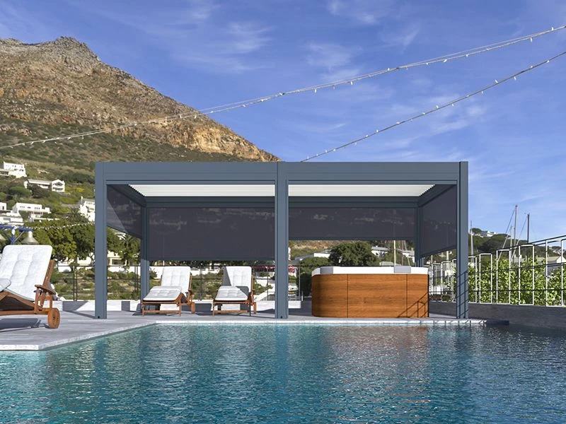 Ex-Display Eclipse 5 X 3.5m LED Motorised Pergola | Free Standing 18 Ex-Display Eclipse 5 X 3.5m LED Motorised Pergola | Free Standing - Image 16