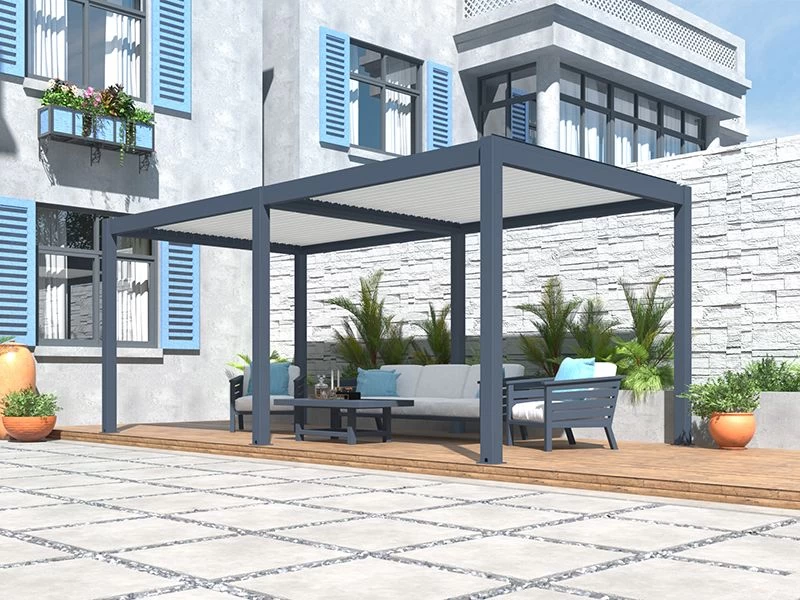 Ex-Display Eclipse 5 X 3.5m LED Motorised Pergola | Free Standing 21 Ex-Display Eclipse 5 X 3.5m LED Motorised Pergola | Free Standing - Image 19