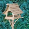 Small Oak Bird Table 2 Small Oak Bird Table -Garden Comfort Shop bird table oak 1