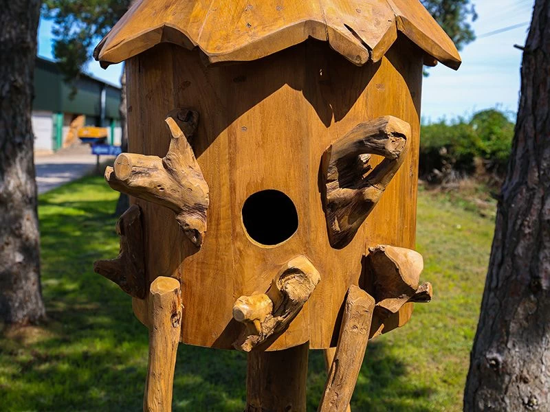 Teak Bird House 7 Teak Bird House - Image 5