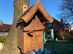 Rustic Oak Medium Bird Box