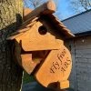 Rustic Oak Small Bird Box 1 Rustic Oak Small Bird Box -Garden Comfort Shop bird box small open