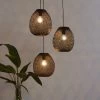 Bamboo Ball Chandelier 1 Bamboo Ball Chandelier -Garden Comfort Shop black bamboo