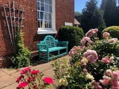 Painted Lutyens 1.8m Bench 19 Painted Lutyens 1.8m Bench -Garden Comfort Shop blue luytens 1 xl 1 2