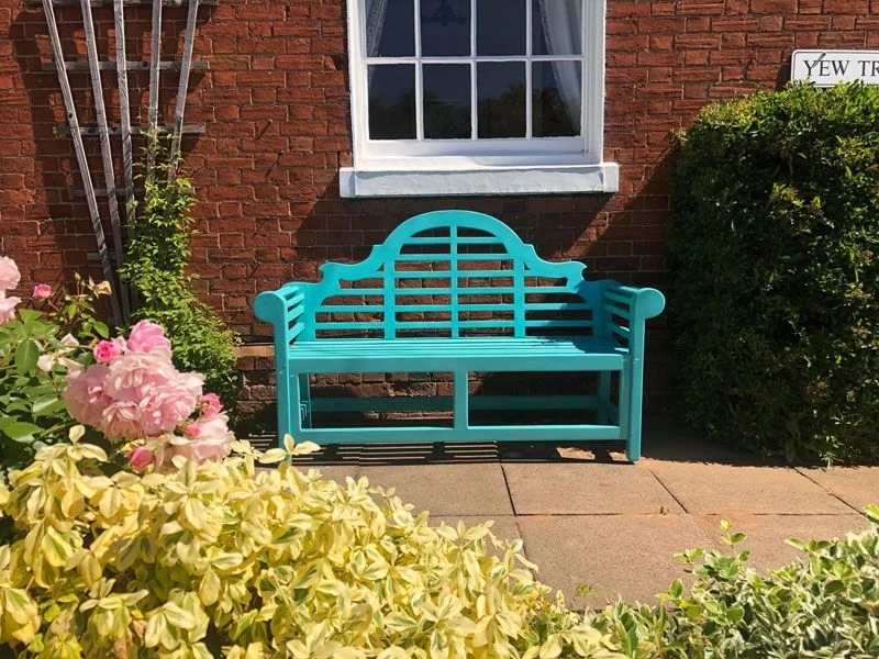 Painted Lutyens 1.8m Bench 10 Painted Lutyens 1.8m Bench - Image 8