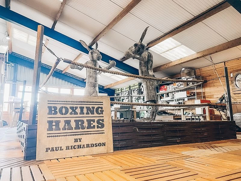 Boxing Hares 3 Boxing Hares