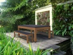 Outdoor Games Diner Table - Brown & Black 19 Outdoor Games Diner Table - Brown & Black -Garden Comfort Shop brown and black outside diner xl