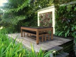Outdoor Games Diner Table - Brown & Black 20 Outdoor Games Diner Table - Brown & Black -Garden Comfort Shop brown and black outside pool xl
