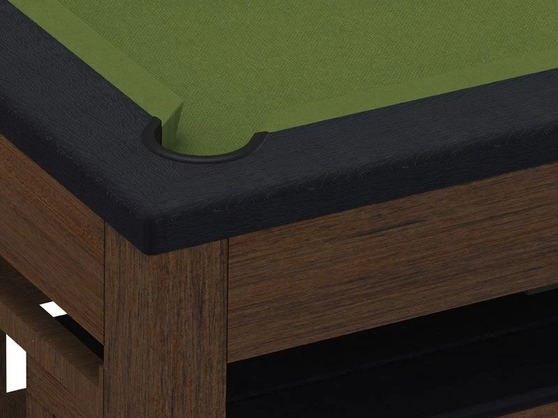 Outdoor Games Diner Table - Brown & Black 7 Outdoor Games Diner Table - Brown & Black - Image 5