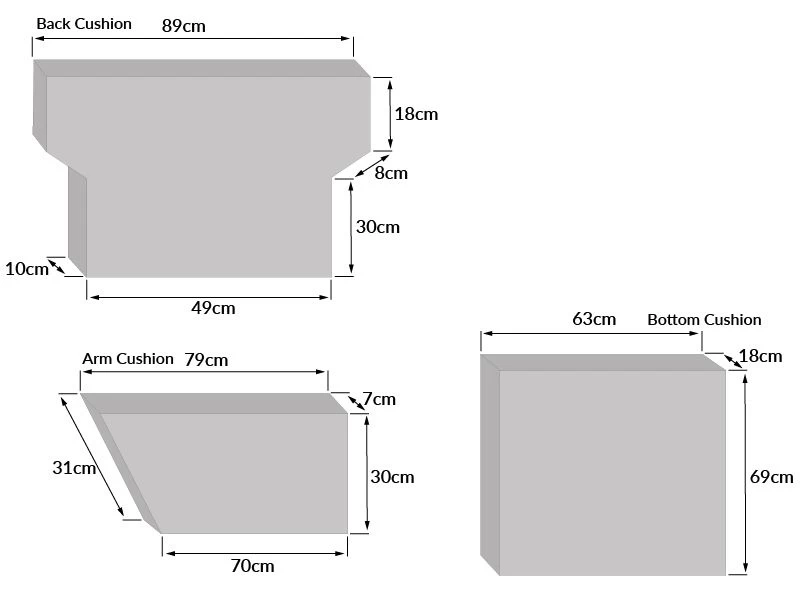 Replacement Cushion | MGM Burford Armchair 4 Replacement Cushion | MGM Burford Armchair - Image 2