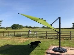 Calypso LED Parasol 3M Square 26 Calypso LED Parasol 3M Square -Garden Comfort Shop calypso square 4 lime green 2 xl 1