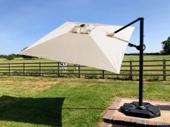 Calypso LED Parasol 3M Square 22 Calypso LED Parasol 3M Square -Garden Comfort Shop calypso square beige 1 xl 1