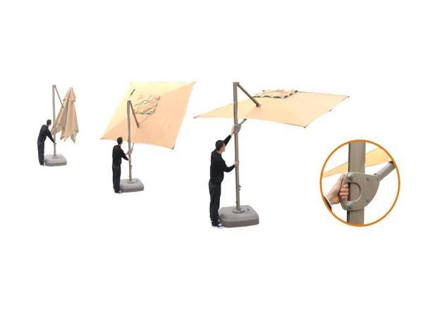 Cantilever Parasol - Roma 3m Square - Ex Display 10 Cantilever Parasol - Roma 3m Square - Ex Display - Image 8