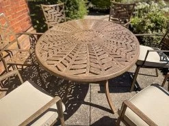 Leaf 6 Seater Oval Table And Chairs 'set' -Garden Comfort Shop casino oval table 3