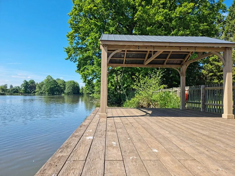 Cedar Gazebo 3.6m X 3.2m | FSC® Certified | OCTOBER OFFERS 11 Cedar Gazebo 3.6m X 3.2m | FSC® Certified | OCTOBER OFFERS - Image 9