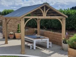 Cedar Gazebo 3.6m X 3.2m | FSC® Certified | OCTOBER OFFERS