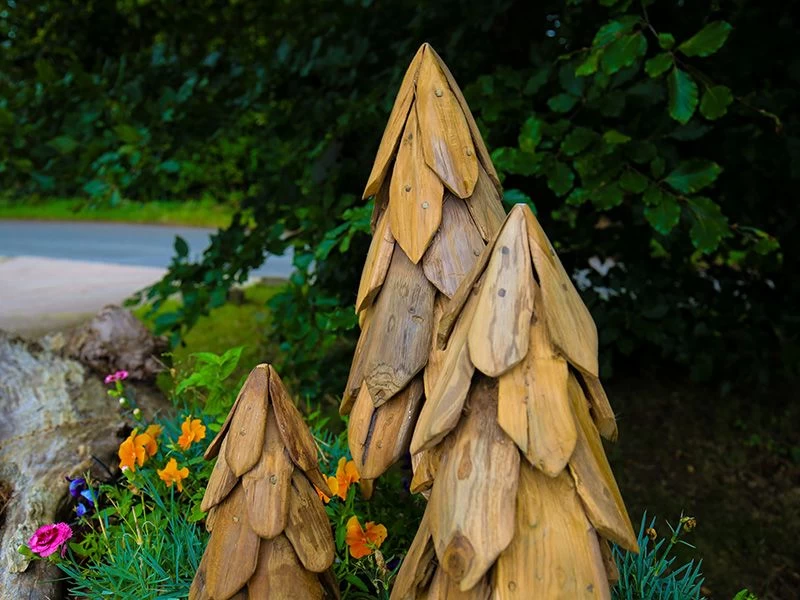 Teak Christmas Tree | Set Of 3 7 Teak Christmas Tree | Set Of 3 - Image 5