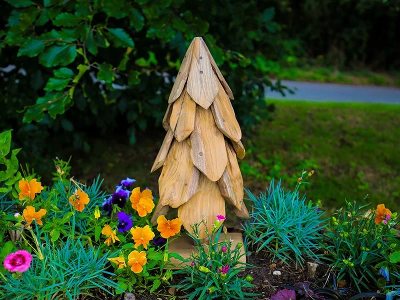 Teak Christmas Tree | Set Of 3 11 Teak Christmas Tree | Set Of 3 - Image 9