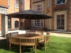 Chunky 2.1m Teak Table And Contour Benches | FSC® Certified 23 Chunky 2.1m Teak Table And Contour Benches | FSC® Certified -Garden Comfort Shop chunky 210cm teak table contour benches XL 1 1