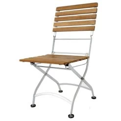Clarence Folding Diner Chair | FSC® Certified -Garden Comfort Shop clarence dining chair XL 1