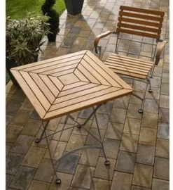 Clarence Folding Armchair | FSC® Certified -Garden Comfort Shop clarenceteaktablel 1