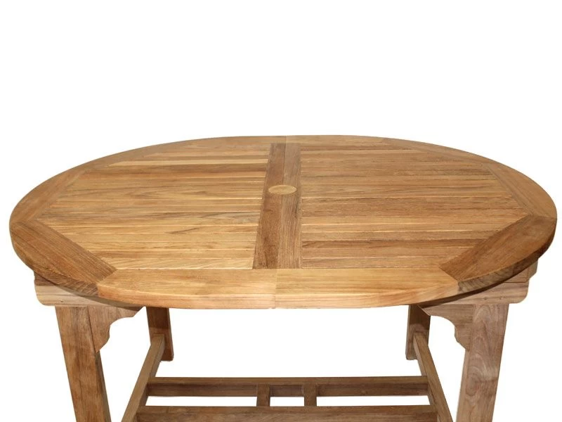 Classic Teak 1.5m - 2m Oval Extending Table | FSC® Certified 13 Classic Teak 1.5m - 2m Oval Extending Table | FSC® Certified - Image 11