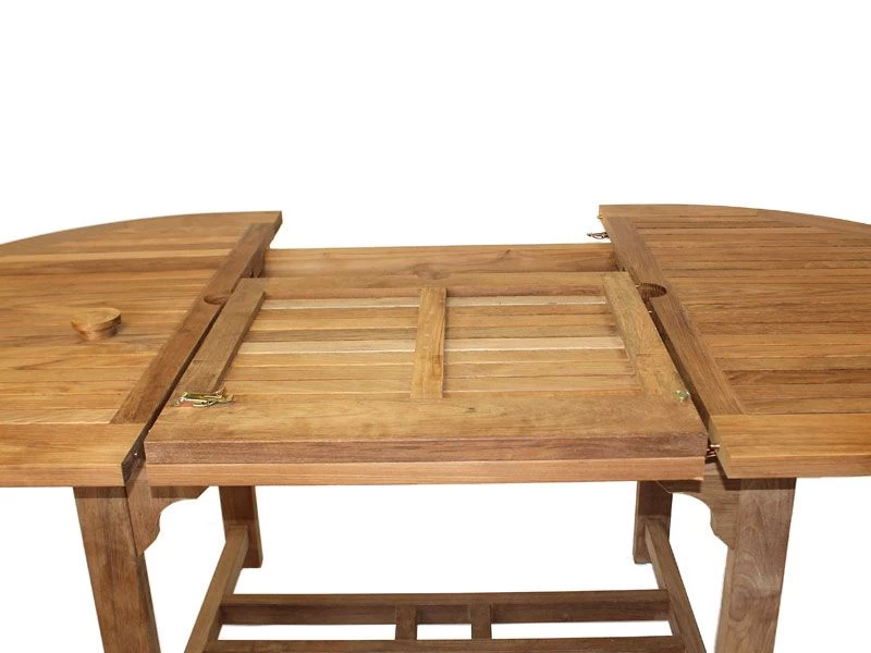 Classic Teak 1.5m - 2m Oval Extending Table | FSC® Certified 11 Classic Teak 1.5m - 2m Oval Extending Table | FSC® Certified - Image 9