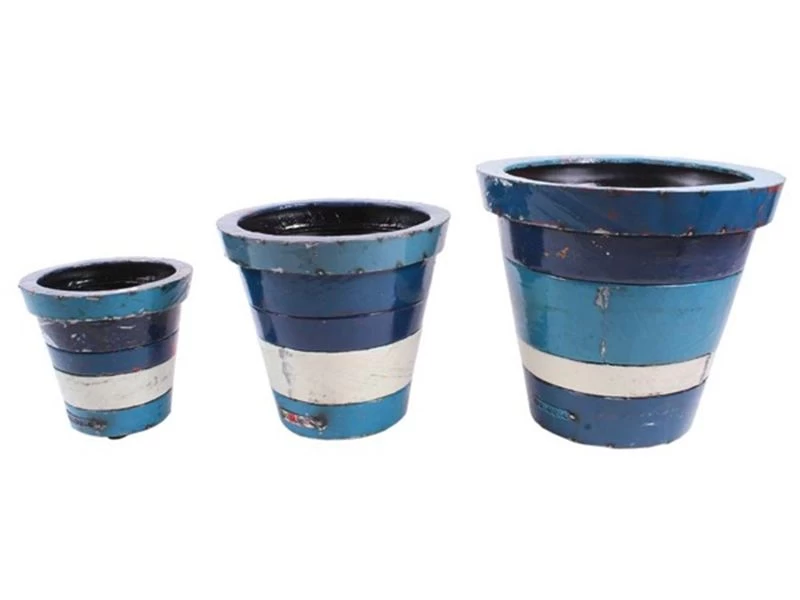 Collaroy Round Planters (Set Of Three) 4 Collaroy Round Planters (Set Of Three) - Image 2