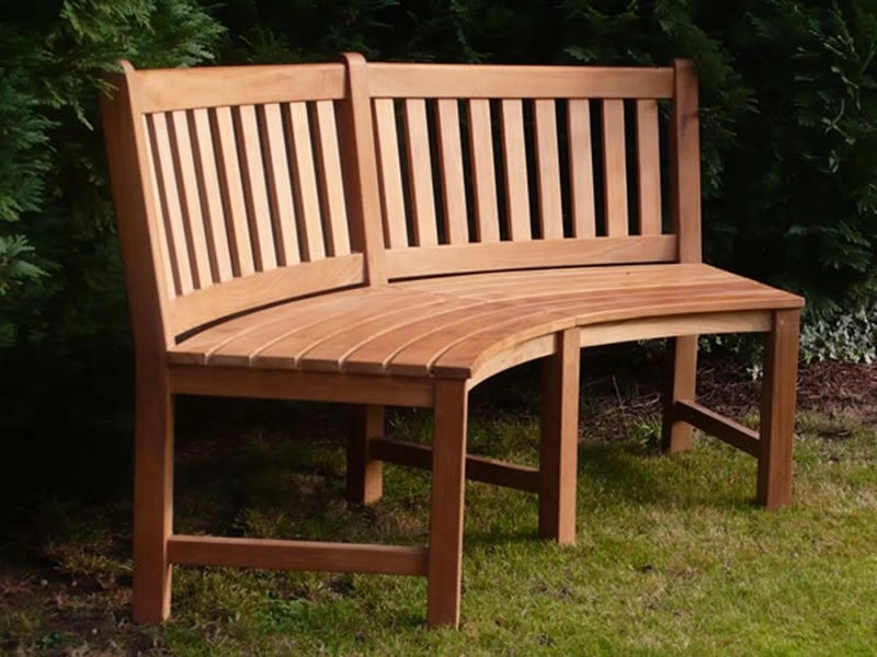 Chunky 2.1m Teak Table And Contour Benches | FSC® Certified 15 Chunky 2.1m Teak Table And Contour Benches | FSC® Certified - Image 13