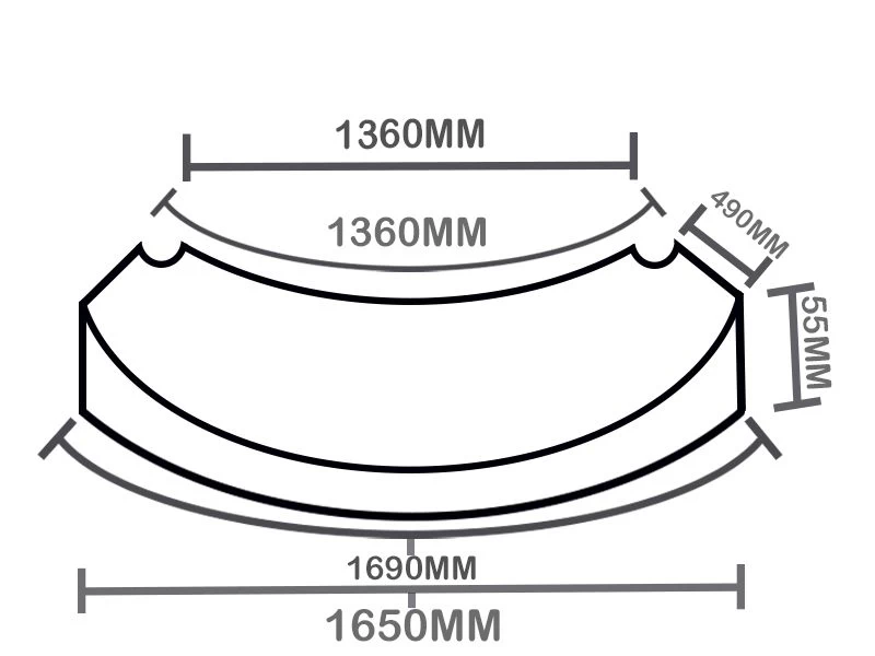 Contour Bench Cushion (With Arms) 4 Contour Bench Cushion (With Arms) - Image 2