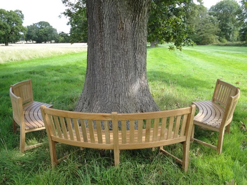 Chunky 2.1m Teak Table And Contour Benches | FSC® Certified 16 Chunky 2.1m Teak Table And Contour Benches | FSC® Certified - Image 14