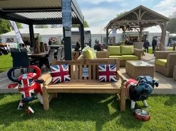 King Charles III Coronation Windsor Bench 31 King Charles III Coronation Windsor Bench -Garden Comfort Shop coronation bench badminton bi