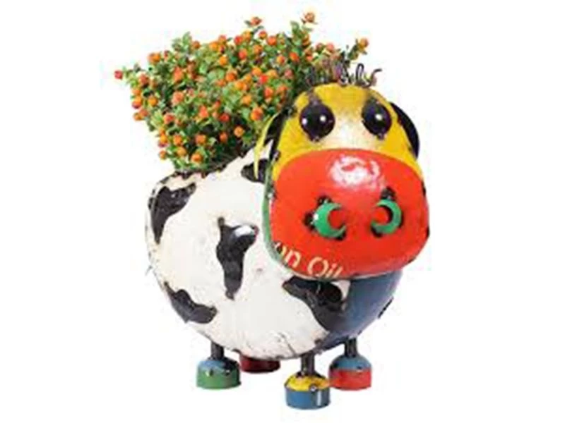 Barnyard Cow Planter 3 Barnyard Cow Planter