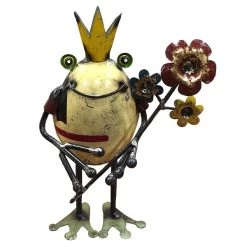 Frog King With Flowers 11 Frog King With Flowers -Garden Comfort Shop crn2005 frog king with flowers
