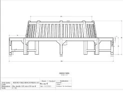 Medium Circular Tree Bench 18 Medium Circular Tree Bench -Garden Comfort Shop curved bench 165 with back dia 00v1