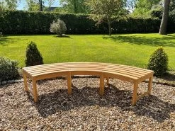 Curved Backless Bench | FSC® Certified 24 Curved Backless Bench | FSC® Certified -Garden Comfort Shop curved bench 1 xl