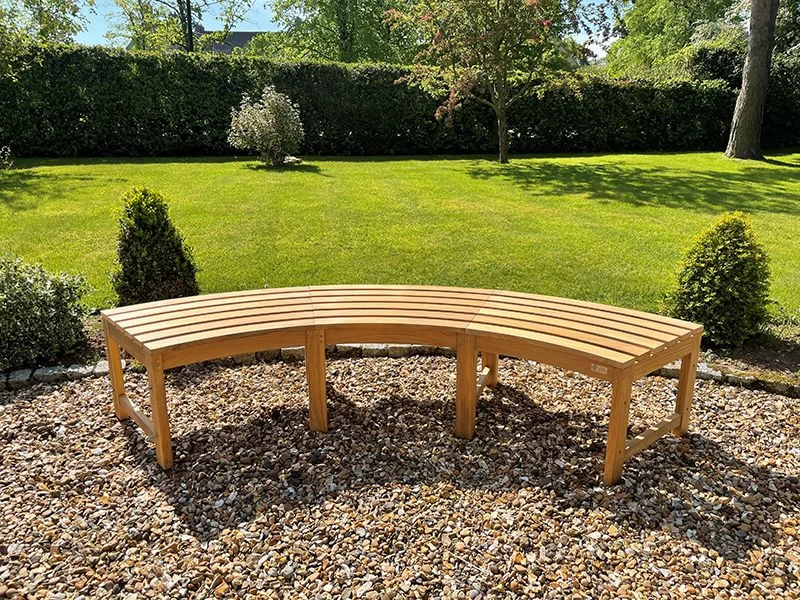 Curved Backless Bench | FSC® Certified 7 Curved Backless Bench | FSC® Certified - Image 5