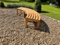 Curved Backless Bench | FSC® Certified 26 Curved Backless Bench | FSC® Certified -Garden Comfort Shop curved bench 2 xl