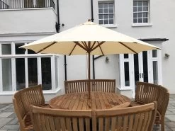 Bamboo 3.5m Parasol 26 Bamboo 3.5m Parasol -Garden Comfort Shop curved bench ans parasolxl 1 1