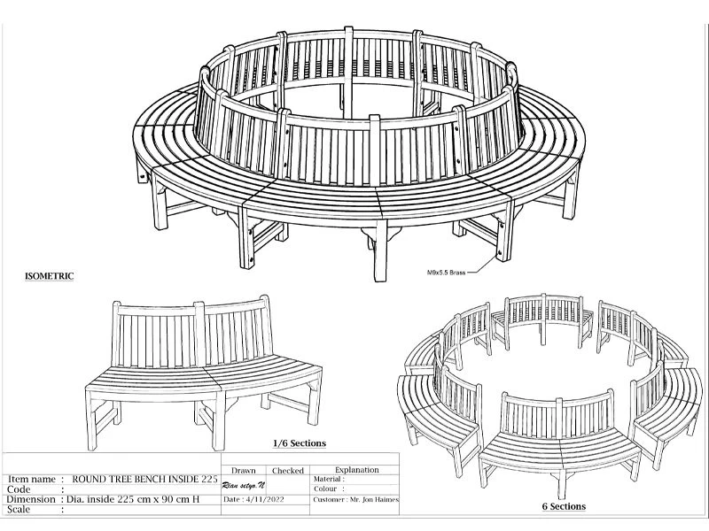 Large Circular Tree Bench 5 Large Circular Tree Bench - Image 3