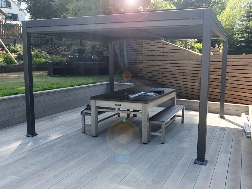 Outdoor Games Diner Table - Tan & White 22 Outdoor Games Diner Table - Tan & White - Image 20