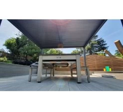 Outdoor Games Diner Table - Tan & White 33 Outdoor Games Diner Table - Tan & White -Garden Comfort Shop customer galaxyandpooltable4xlflare 1 1