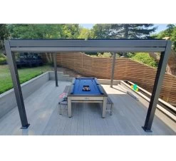 Outdoor Games Diner Table - Tan & White 36 Outdoor Games Diner Table - Tan & White -Garden Comfort Shop customer galaxyandpooltable8 l 1 2