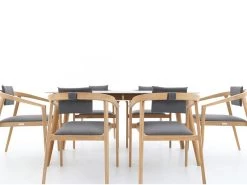 Mustique 6 Chair Dining Set | FSC® Certified 31 Mustique 6 Chair Dining Set | FSC® Certified -Garden Comfort Shop detail 01 3